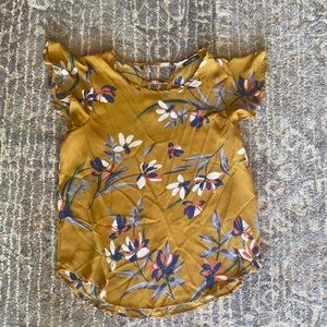 Floral Short Sleeve Top